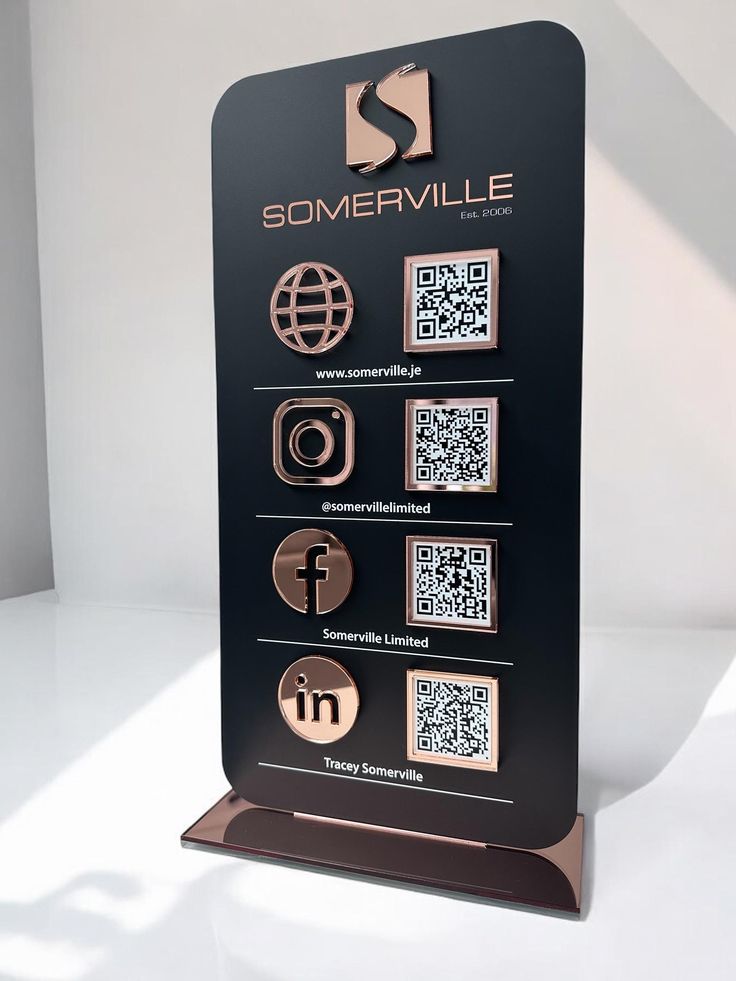 acrylic business/social media signage printing in lagos